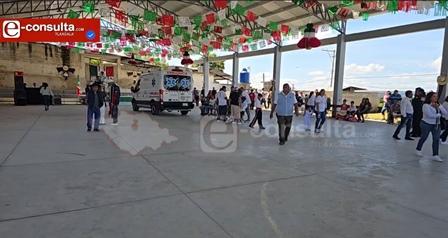 Estalla material pirotécnico en evento cívico en Panotla; hay una persona lesionada