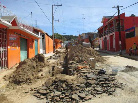 Alcalde inaugura red de drenaje sanitario en la cabecera municipal imagen 1