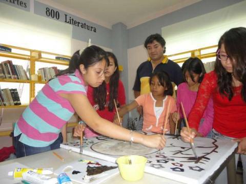 Concluye taller de dibujo y pintura infantil imagen 2