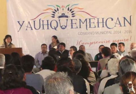 Yauhquemehcan realiza obras con recurso federal