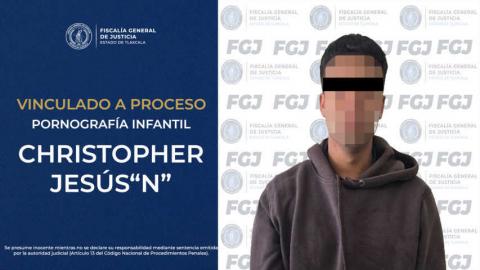 Juez vincula a proceso a un hombre por pornografía infantil: FGJE