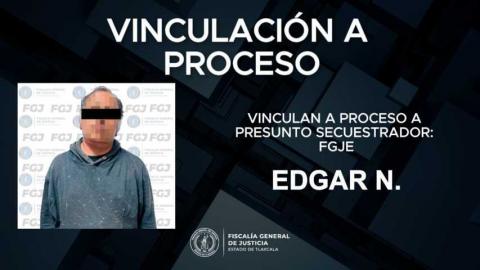 Vinculan a proceso a presunto secuestrador: FGJE