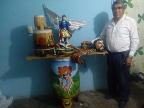 Artesanos preservan la tradición de máscaras de huehue en San Esteban Tizatlán, Tlaxcala imagen 1