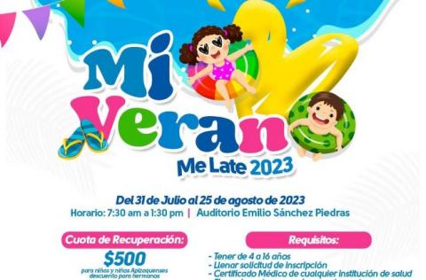 A punto de arrancar Mi Verano Me Late 2023 en #Apizaco