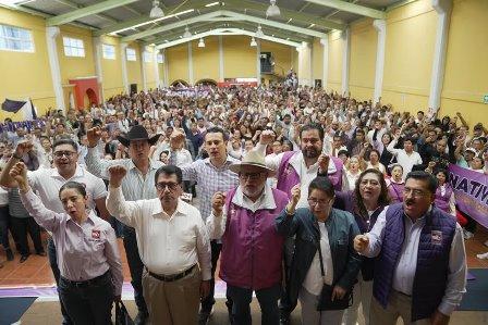 Ante más de mil asistentes, el PAC elige a su dirigencia estatal y refrenda su fortaleza política