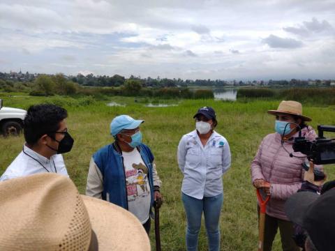 Inicia Conagua trabajos de delimitación de la zona federal en la laguna de Acuitlapilco imagen 6