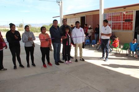 El kínder Rungu Chiga Metzi Yumu ahora cuenta con piso firme: MACY imagen 1