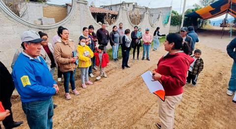 Realizan inicio de obra en calle Palmas en la “Construcción de Guarniciones y Banquetas”
