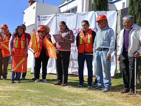 Realizan Construcción de Red de Drenaje Sanitario en Panotla