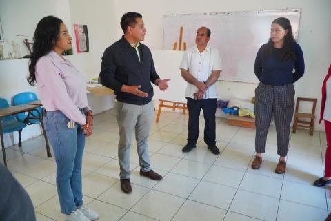 Realizan recorrido autoridades estatales y municipales a espacios culturales en Papalotla imagen 2