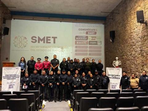 Papalotla refuerza profesionalización policial con capacitación en atención a víctimas de violencia de género
