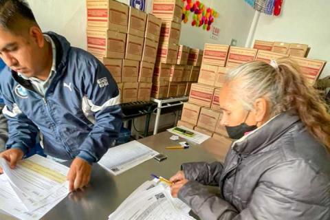 El Ayuntamiento de Tlaxcala entrega 700 despensas a familias que más lo necesitan con apoyo del DIF Estatal