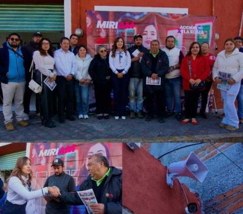 Entrega Miriam Martínez nuevo sistema de alarma y botón de pánico en Santa Cruz Tlaxcala