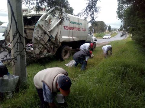 Motivante campaña de limpieza en Tzompantepec imagen 1