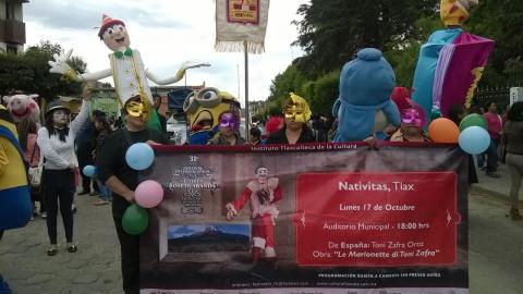 Nativitas participo en el festival de títeres Rosete Aranda en la capital