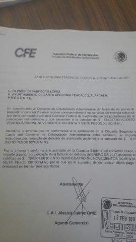 Ayuntamiento paga adeudo de varios años de luz de la parroquia con la CFE imagen 3