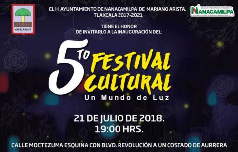 Este sábado arranca el 5to Festival Cultural “Un Mundo de Luz”: alcalde imagen 1