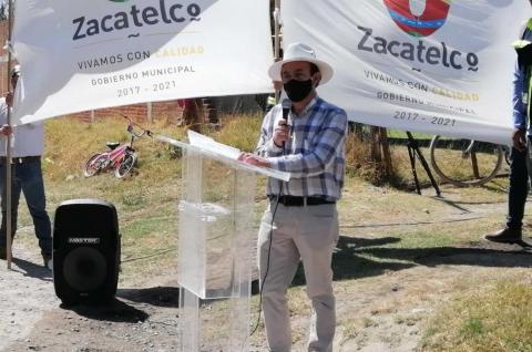 Tomás Orea inicia la construcción de un puente vehicular en Zacatelco