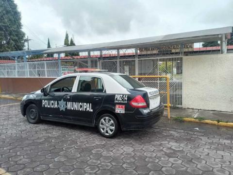 Policía municipal resgurada las instituciones educativas de Zacatelco imagen 3