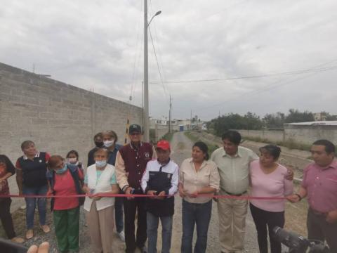 Felicitas Vázquez entrega obra de ampliación de red de energía eléctrica