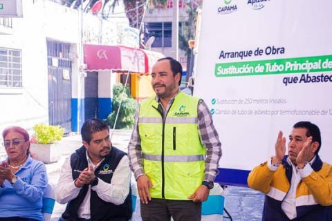 Dan banderazo de arranque de sustitución del tubo principal de conducción de la ciudad imagen 3