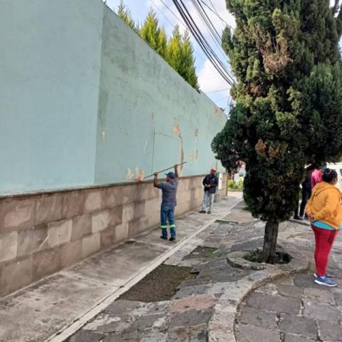 Inician trabajos de mejoramiento de imagen urbana del Colegio de Tlaxcala en Apetatitlán imagen 1