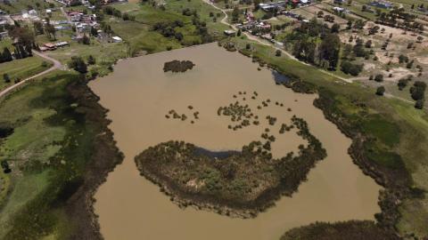 Disminuye el nivel de agua de la Laguna "El Ojito", en Apizaquito imagen 9