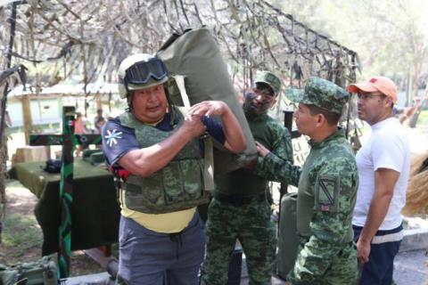 Realiza 23 Zona Militar paseo dominical imagen 3