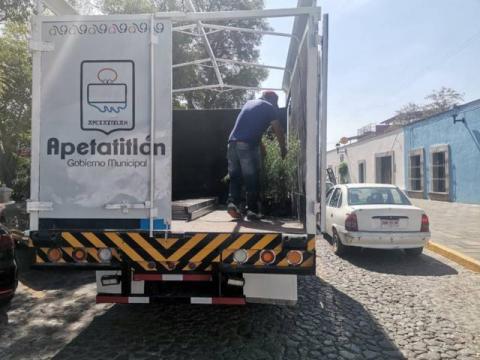 Ayuntamiento de Apetatitlán mantiene campaña permanente de donación y siembra de árboles imagen 1