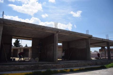Así es como va avanzando la construcción del Mercado Municipal en Contla imagen 2