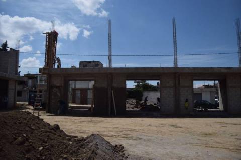 Así es como va avanzando la construcción del Mercado Municipal en Contla imagen 4