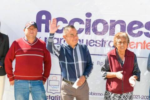 Arranca obra de pavimento en calle Allende de la comunidad de Tecolotla - Apetatitlán imagen 7