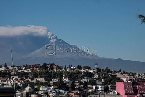 Continúa actividad del volcán Popocatépetl imagen 4