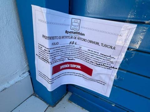 Suspende Gobierno Municipal de Apetatitlán Comercios imagen 2
