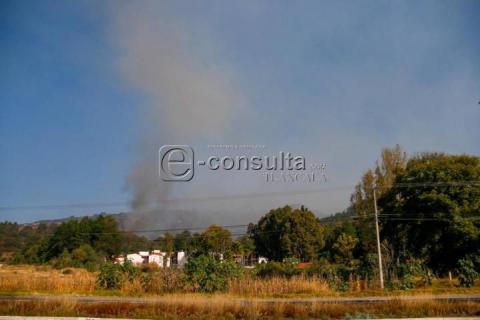 Continúa mala calidad del aire por incendio en relleno sanitario de Panotla imagen 8