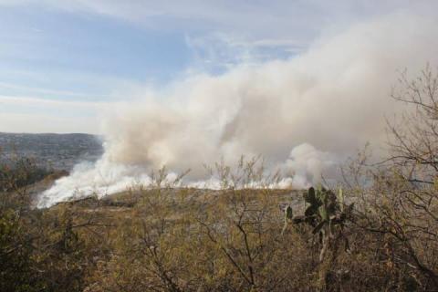 Se registra nuevo incendio en Relleno sanitario de Panotla imagen 2