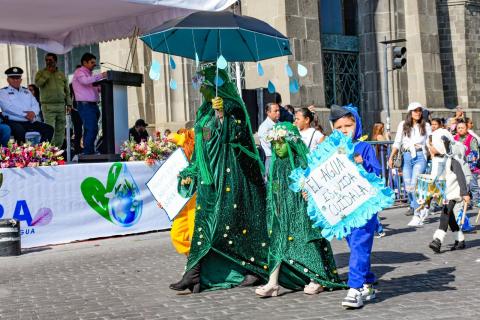 Realizan el desfile del Día de la Primavera y Día Mundial del Agua en Apizaco imagen 5