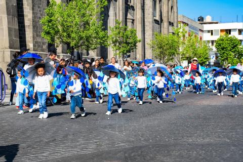 Realizan el desfile del Día de la Primavera y Día Mundial del Agua en Apizaco imagen 10