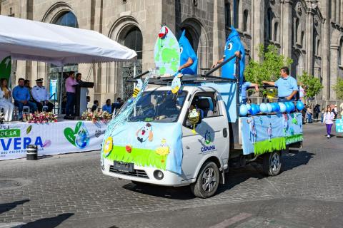 Realizan el desfile del Día de la Primavera y Día Mundial del Agua en Apizaco imagen 19