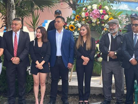 Conmemora Gobierno Municipal de Contla el aniversario luctuoso del gran muralista Desiderio Hernández Xochitiotzin imagen 2
