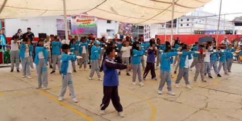 Niñas y niños presentan avances del taller “JAB por la Prevención” en evento escolar imagen 4