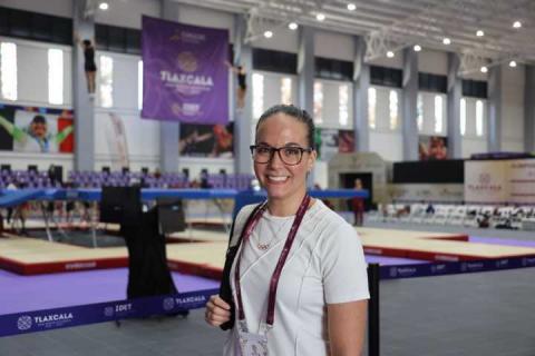 Son de alto nivel competitivo encuentros de gimnasia de trampolín en Apizaco: Coordinadora De Jueces imagen 12