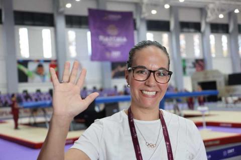 Son de alto nivel competitivo encuentros de gimnasia de trampolín en Apizaco: Coordinadora De Jueces imagen 9