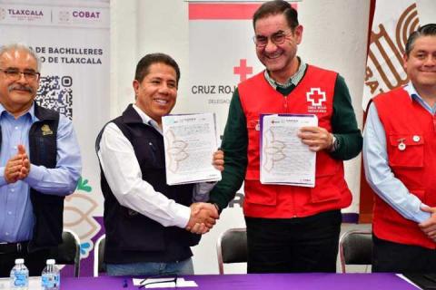 COBAT y Cruz Roja Mexicana firman alianza a favor del bienestar juvenil en Tlaxcala imagen 5