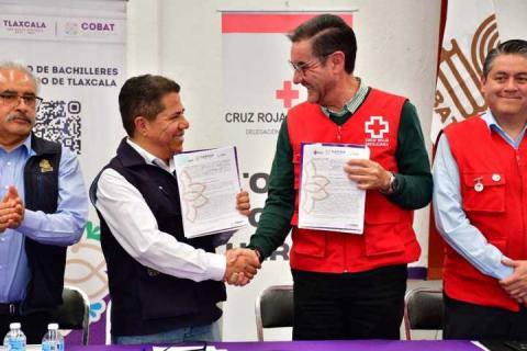 COBAT y Cruz Roja Mexicana firman alianza a favor del bienestar juvenil en Tlaxcala imagen 4