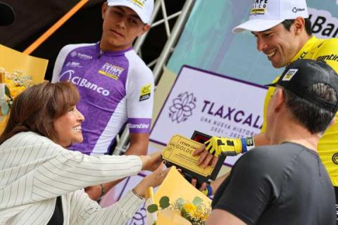Gobernadora Lorena Cuéllar encabeza premiación a ganadores de L´Étape Tlaxcala By Tour De Francia imagen 7