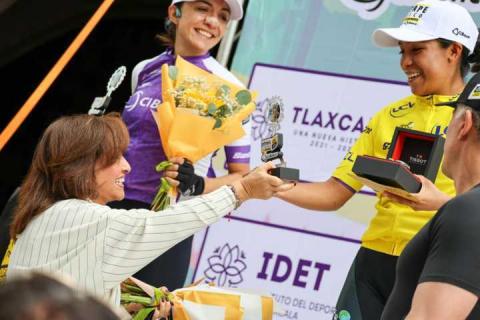 Gobernadora Lorena Cuéllar encabeza premiación a ganadores de L´Étape Tlaxcala By Tour De Francia imagen 5