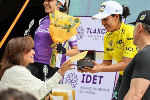 Gobernadora Lorena Cuéllar encabeza premiación a ganadores de L´Étape Tlaxcala By Tour De Francia imagen 6