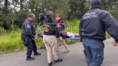 Hombre es hallado gravemente lesionado en terrenos de labor en Contla imagen 3