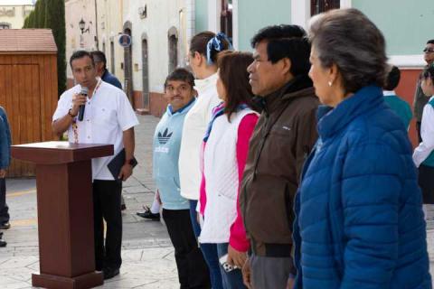 Realizan ceremonia de honores a los símbolos patrios con la participación de la escuela Primaria “Huamantla Heroica” imagen 4